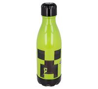 Botella de agua infantil reutilizable de plástico libre de BPA de 560 ml de Minecraft