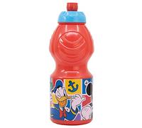 Stor S.L. Botella de agua infantil Mickey Mouse 400 ml plástico con cierre anti goteo
