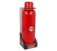 STOR Botella Térmica Acero Inoxidable Super Mario Bros 515ml - Doble Pared Aislante para Bebidas Frías y Calientes - Sin Fugas