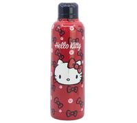 Botella de agua reutilizable térmica de acero inoxidable con doble aislamiento de 515 ml de Hello Kitty