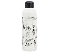 Botella de agua reutilizable térmica de acero inoxidable con doble aislamiento de 515 ml de Mickey Mouse - Disney