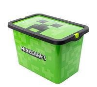 Stor Caja de almacenaje con Cierre de Click de 7 litros de Minecraft