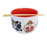 Cuenco de cerámica para ramen con palillos en caja de regalo One Piece