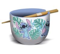 Stor cuenco ramen con palillos en caja regalo stitch aloha