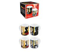 Stor DBZ Heat Change - Taza de café termorreactivo - Cerámica - Son Gohan - Son Goku - Trunks - Vegeta