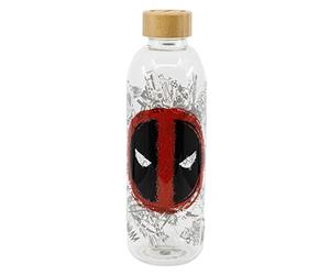 Stor Dead Pool Joven Adulto Botella de Cristal Grande, 1030 ml Capacidad