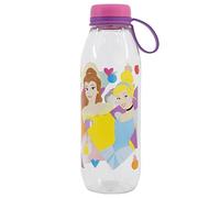 Botella de agua infantil de Ecozen de 650 ml con tapón con colgador de Princesas Disney