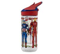 Botella de agua infantil reutilizable de tritan de 620 ml de Los Vengadores - Marvel