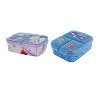 Stor Fiambrera infantil múltiple con 3 compartimentos de Frozen & Fiambrera infantil múltiple con 3 compartimentos de Sonic