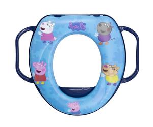 Stor Inodoro blando para niños Tataway con asas, reductor de inodoro con estampado de Peppa Pig, asiento cómodo y antideslizante, fácil de limpiar