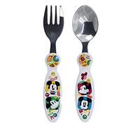 SET DE 2 CUBIERTOS METALICOS MICKEY MOUSE FUN-TASTIC