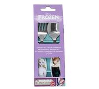 Stor Juego de cubiertos de metal Disney Frozen para niños, sin BPA, lavables y reutilizables, no aptos para microondas ni lavavajillas