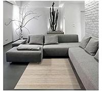Stor planet alfombra bamboo cool color yeso (140x200)