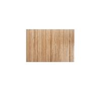 STOR PLANET | Alfombra Bambú Natural, Alfombra Moderna Efecto Tarima sin Ribete, Alfombras Bambú Antideslizantes para Salón, Pasillo, Baño, Dormitorio. Alfombras Grandes hasta 2,4m | Natur, 50x140cm