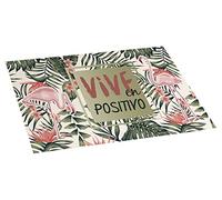 Stor Planet Alfombra vinílica Estampada Frases, Alfombra Texto Divertido, PVC reciclable, Antideslizante, Flamenco, 45 x 75 x 0,35 cm