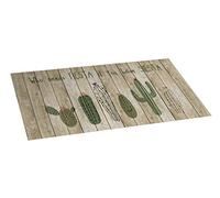 Stor Planet Alfombra vinílica Estampada Frases, Alfombra Texto Divertido, PVC reciclable, Antideslizante, Cactus, 50 x 110 x 0,35 cm