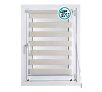 Stor Planet Estor Enrollable Clip&Fix Night&Day Beige 150 x 180 cm