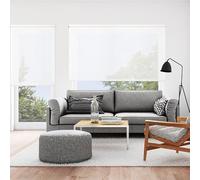 STOR PLANET | Estor Enrollable Translúcido, Estor Blanco Liso. Persianas Enrollables Interior para Ventanas y Puertas. Estores para Cocina, salón, Dormitorio | Blanco, 200x180cm