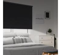 STOR PLANET | Estor Opaco Night, Persianas enrollables de Interior para Ventanas y Puertas. Cortinas Opacas con Tejido Blackout, Estores opacos de Dormitorio, salón, Oficina | Night Negro, 140x250cm