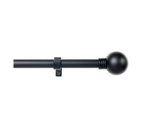 Stor planet kit barra cortina anillo extensible de 110 a 200cm negro m