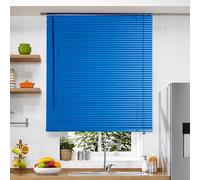 STOR PLANET | Persianas Venecianas de PVC Veneto, Cortinas con Lamas, Persianas de Interior para Ventanas y Puertas, Cortinas de Cocina, Baño, Domitorio… | Azul Cobalto, 150X160