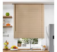 STOR PLANET | Persianas Venecianas de PVC Veneto, Cortinas con Lamas, Persianas de Interior para Ventanas y Puertas, Cortinas de Cocina, Baño, Domitorio… | Topo, 135x160cm