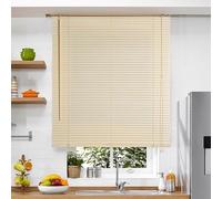 STOR PLANET | Persianas Venecianas de PVC Veneto, Cortinas con Lamas, Persianas de Interior para Ventanas y Puertas, Cortinas de Cocina, Baño, Domitorio… | Marfil, 150x160cm