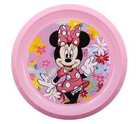 Plato infantil reutilizable de plástico de Minnie Mouse
