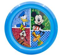 Stor Plato Infantil Mickey Mouse de Plástico Reutilizable 878ml - Resistente a Golpes y Caídas para Niños - Libre de BPA