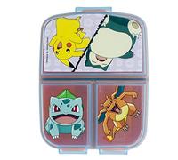 Stor Pokemon - Caja de almuerzo con 3 compartimentos múltiples para niños