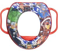 Stor Reductor de inodoro infantil Marvel Avenger, en plástico, acolchado y reutilizable, con dos asas de soporte laterales