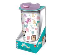 Stor s.l. squishmallows - taza de viaje de acero inoxidable