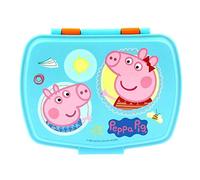 Stor Sandwichera Infantil Peppa Pig, Fiambrera Rectangular 1333ml, Material Resistente, Ideal para Colegio y Merienda