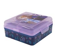 Fiambrera infantil cuadrada para almuerzo con 3 compartimentos de Frozen