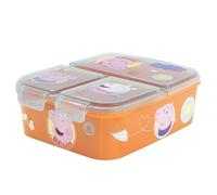 Fiambrera infantil múltiple con 3 compartimentos de Peppa Pig