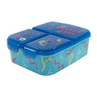 Stor SANDWICHERA MULTIPLE STITCH PALMS | Sandwichera infantil Lilo y Stitch con 3 secciones y cierre seguro - licencia oficial Disney
