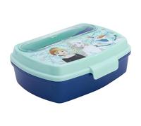 Fiambrera rectangular para el almuerzo infantil con cubiertos de Frozen