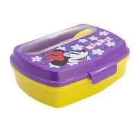 Stor SANDWICHERA RECTANGULAR CON CUBIERTOS MINNIE SUNSHINE