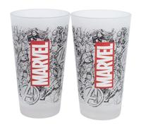 STOR SET 2 VASOS CASUAL DE CRISTAL 490 ML MARVEL PATTERN