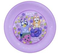 Stor Set de 4 Platos Infantiles Bluey - Plastico Reutilizable 768ml - Aptos Microondas y Lavavajillas - Libre de BPA - Vajilla Fiesta Niños