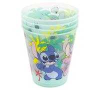 SET 4 PCS VASO PP JOY 285 ML STITCH