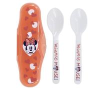 ESTUCHE TODDLER 2 CUCHARAS PP MINNIE MOUSE HEART FULL