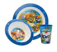 Stor SET MICRO KIDS 3 PCS (PLATO, CUENCO Y VASO 260 ML) SUPERTHINGS 2021, (20349)