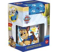 Stor Set Taza Cerámica 325ml y Calcetines Patrulla Canina - Caja Regalo Original - Desayuno y Complemento Textil para Niños
