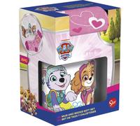Stor Set Taza Cerámica 325ml y Calcetines Patrulla Canina - Caja Regalo Original - Desayuno y Complemento Textil para Niños