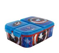 Stor Stor-16910 SANDWICHERA Multiple Capitan America, Multicolor, único (16910)
