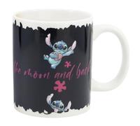 STOR TAZA TERMICA 325 ML EN CAJA REGALO STITCH Y ANGEL DISNEY CLASICOS CERAMICA ADULTO