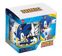 Stor TAZA CERAMICA 325 ML EN CAJA DE REGALO SONIC GAME ON WH