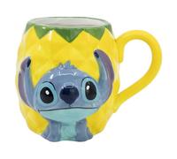 Taza de cerámica con forma en 3D de 190 ml de Stitch en caja regalo