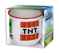 TAZA CERAMICA DESAYUNO 400 ML EN CAJA REGALO MINECRAFT
